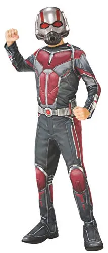 Rubie's Marvel – Costume da Ant Man l'Uomo Hormia per Bambino, 3-4 Anni 641061-S L (8-10 Años) Rosso