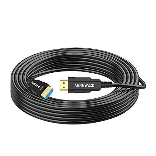 LinkinPerk 30M Cavo HDMI Fibra Ottica, Cavo HDMI 2.0 Supporta 4K@60Hz HDR, 4: 4: 4 ,18Gbps, 3D, Arc, HEC,Xbox one, Xbox 360, PS3, PS4 Gaming, PC Apple, TV etc