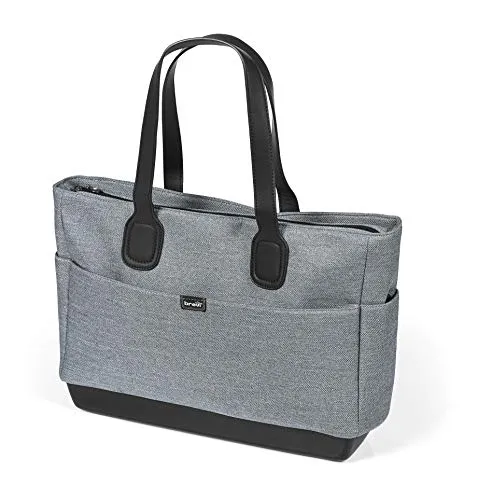 Brevi 024-651 Guscio Borsa, Grigio Melange Chiaro, Collezione 2021