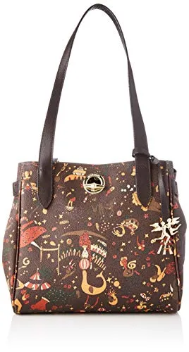 piero guidi Tote Bag, Borsa a Mano Donna, Marrone (Fango), 27x24x16 cm (W x H x L)