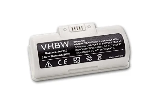 vhbw Li-Ion batteria 2600mAh (3.6V) sostituisce iRobot 4446040 per robot lavapavimenti home cleaner