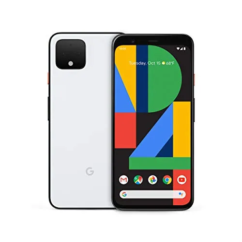 Google Pixel 4 (5,7 pollici, Android) Factory Unlocked SIM-Free 4G/LTE Smartphone (G020M UK Model) (Clear White, 64 GB)