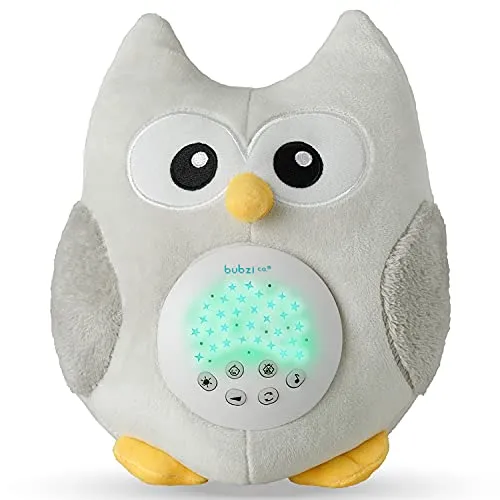 Sensore Attivato Dal Pianto Peluche Regali Neonat Gufo con Musiche e Rumore Bianco Luce Neonato Regalo Originale per Maschietti e Femminucce Neonato Gender Neutral Baby Shower