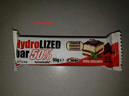 hydrolized Bar 50% Tiramisù Fondente Crunchy 55 grammi