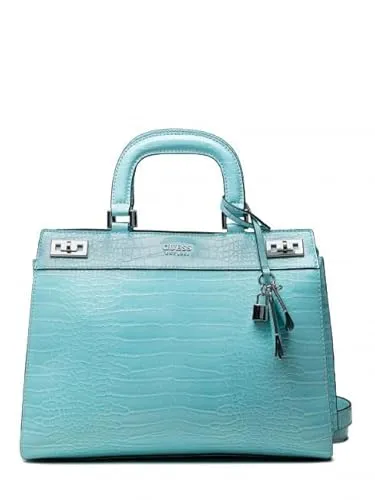 Guess Katey Luxury Satchel Aqua