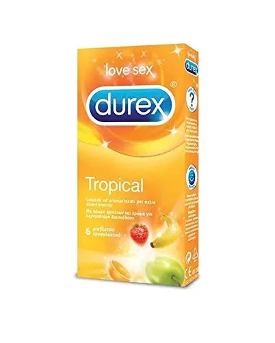 Durex Tropical Preservativi - 6 Pezzi