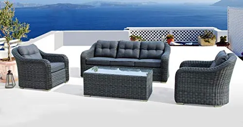 SALOTTO FORMENTERA POLIRATTAN / ALLUMINIO GCV17072V-4C