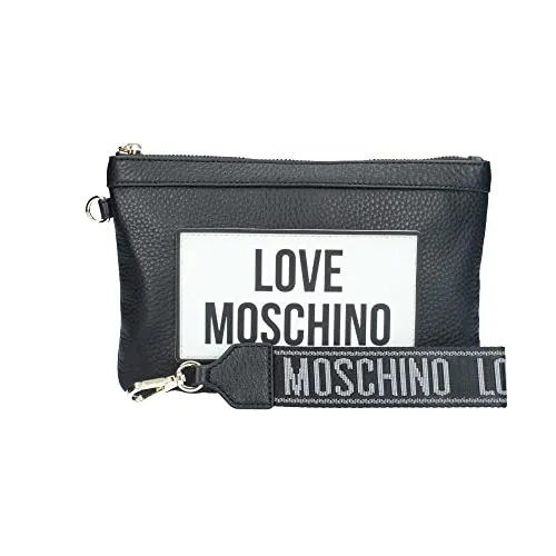 Love Moschino JC4301PP0BKQ0, Borsa A Spalla Donna, Nero, Normale