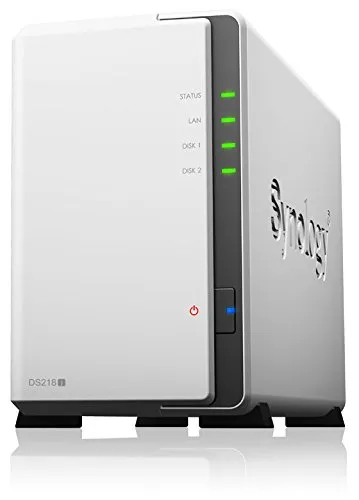 SYNOLOGY DiskStation DS218j 8TB Bundle NAS-Server 2-Bay und 2x 4TB HDDs