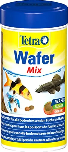 Tetra Wafer Mix 250 ml - Mangime completo in wafer per tutti i pesci che si nutrono sul fondo e i crostacei