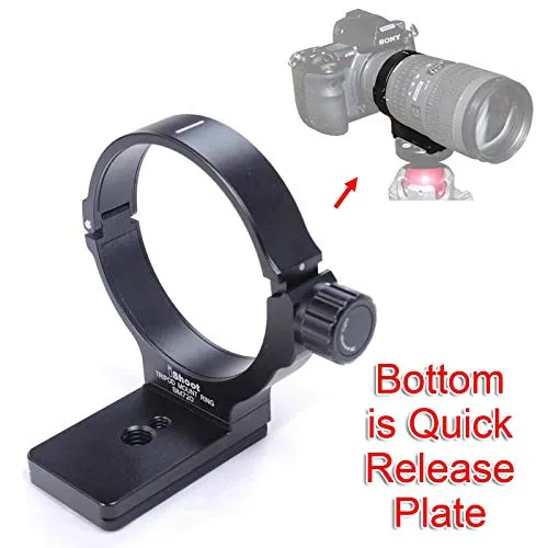 iShoot - Collare per obiettivo per Sigma TS-21 AF APO 70-200 mm f/2.8 EX DG OS HSM, 70-200 mm f/2.8 EX DG MACRO HSM, 70-200 mm f/2.8 II EX DG MACRO HSM-Bottom is Camera Quick Release Plate