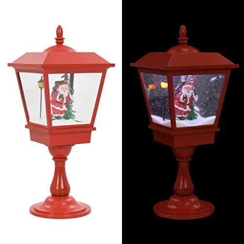 vidaXL Lampada Natalizia a Piedistallo con Babbo Natale 64 cm LED