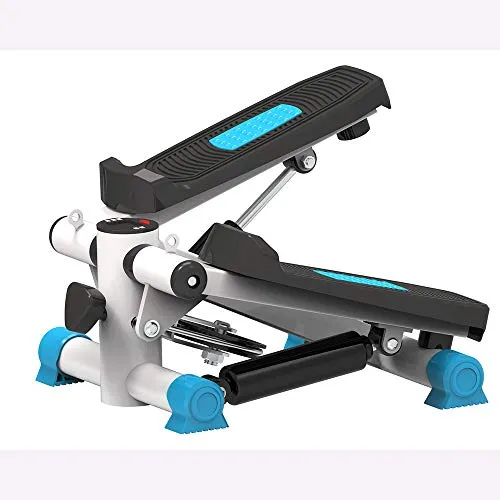 MAZI Invadente idraulica Mini Stepper, caricare Fino a 150 kg con Display Sport Attrezzature per Il Fitness a LED Sport Indoor,Blu