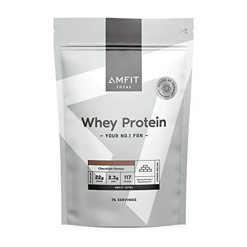 Marchio Amazon - Amfit Nutrition Proteine del Siero di Latte in Polvere 2.27kg - Cioccolato (precedentemente marchio PBN)