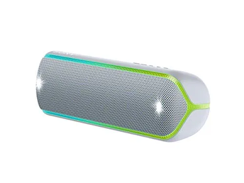 SRS-XB32 Speaker Wireless Portatile con Extra Bass, Impermeabile e Resistente alla Polvere IP67, Effetti Luminosi, Batteria fino a 24 Ore, Bluetooth, NFC, Grigio