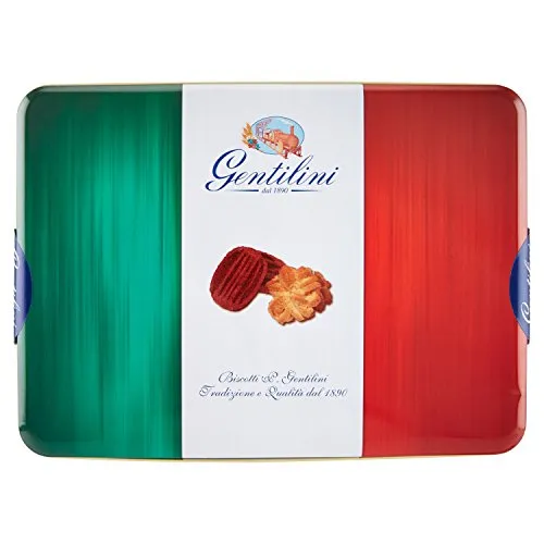 Gentilini Biscottiera Tricolore - 500 gr