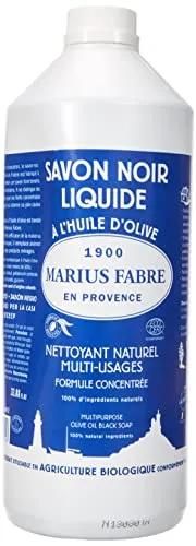 Marius Fabre 'le Lavoir'-Lubrificanti Olio d' oliva Sapone/sapone nero – Savon Noir, 1 litro