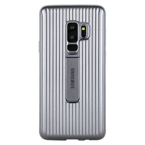 SAMSUNG Galaxy S9+ Protective Standing Cover, Silver