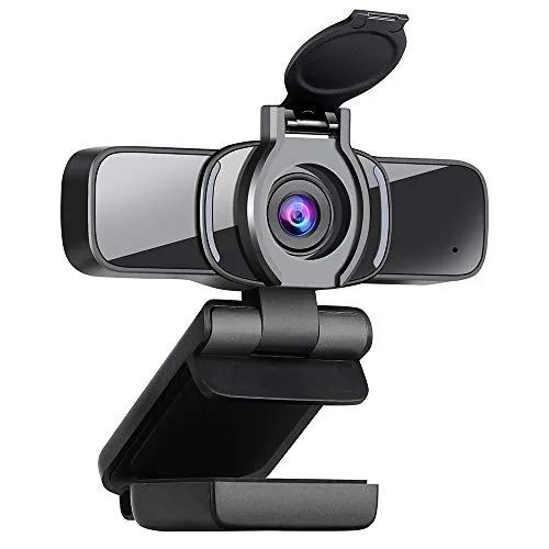 DERICAM Webcam,1080P HD Webcam, USB PC Web cam, Videocamera per giochi per streaming live, giochi, chiamate e conferenze con microfono incorporato e copertura telecamera.