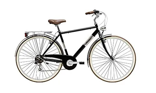 ADRIATICA Bici Bicicletta PANAREA Uomo 28'' Shimano 6V Nera