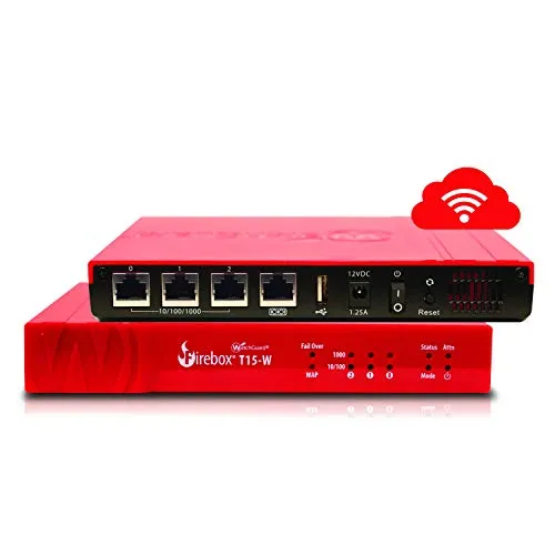 WatchGuard Firebox T15-W + 1Y Standard Support (WW) firewall (hardware) 400 Mbit/s