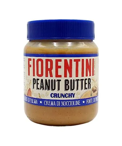 Burro D'Arachidi Peanut Butter Crunchy Fiorentini Barattolo da 350 g