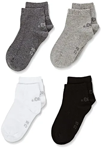 s.Oliver Socks - S21008, Calzini per bambini e ragazzi, grigio (Grau (grey combination 49)), 31/34