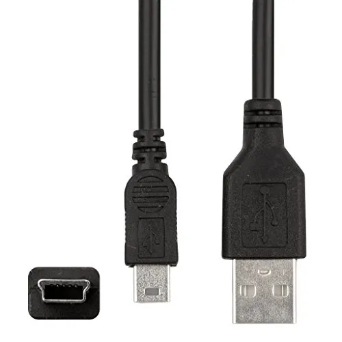 REYTID Mini Cavo di Ricarica USB Compatibile con Garmin navigatore satellitare - Sostituzione Batteria Caricabatterie Dati di Filo di Piombo - Navigazione satellitare in Auto