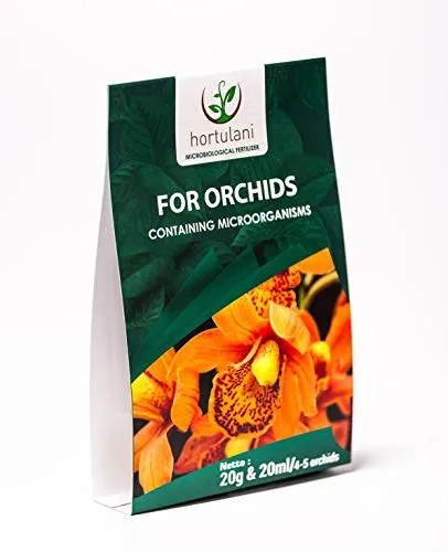Hortulani Fertilizzante per Orchidee - Fertilizzante microbiologico, Naturale e Organico per Far Crescere Le Orchidee più Belle