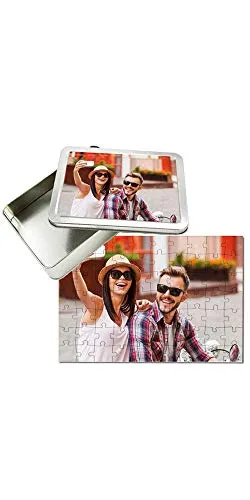 Puzzle Personalizzato con Foto Inclusa Scatola Regalo Personalizzata Puzzle 30x40 cm. 70 Tasselli