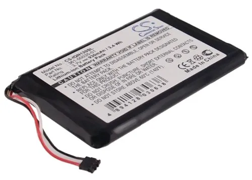 Battery for Garmin type 361-00035-01, 930mAh / 3,4Wh, 3,7V, Li-Ion, black