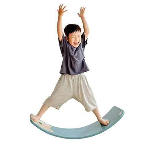 Balance Pedana di Equilibrio, Tavoletta Propriocettiva, Waldorf Board, Open End Toy, Yogaboard, Wobble Board