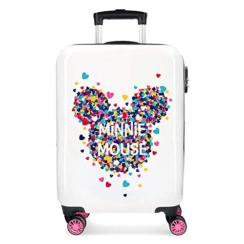 Minnie Magic Corazones Rigid Cabin Trolley