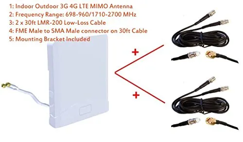 Antenna MIMO 3G 4G LTE per interni ed esterni a banda larga per TP-Link TL-MR6400 Wireless 4G LTE Router