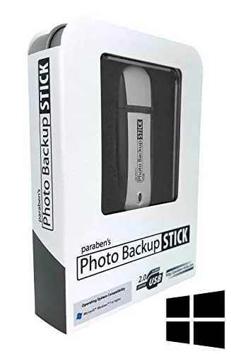 Bastone di backup per Windows – facile per foto di backup Storage Device trova e schienali Up le tue foto 32GB