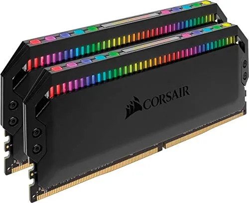 Corsair DOMINATOR PLATINUM RGB Kit di Memoria per Desktop a Elevate Prestazioni, DDR4 2 x 8 GB, 3000 MHz, Nero