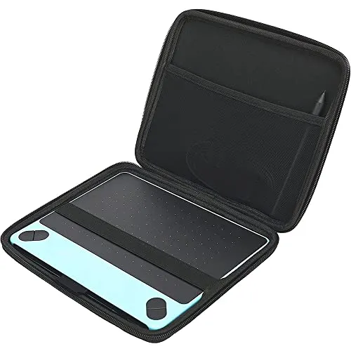 Custodia rigida da viaggio per tablet Wacom Intuos S Bluetooth Pen Tablet, tavoletta grafica wireless