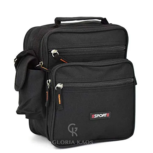 Gloria Kaos Borsa Borsello Lavoro Uomo Messenger Grande Pranzo Spuntino Passeggiata LP-6248