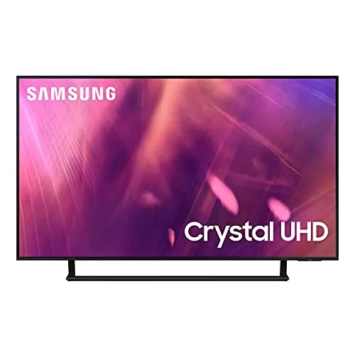 Samsung TV UE43AU9070UXZT, Smart TV 43" Serie AU9000, Modello AU9070, Crystal UHD 4K, Alexa integrato, Nero, 2021, DVB-T2 [Efficienza energetica classe G]