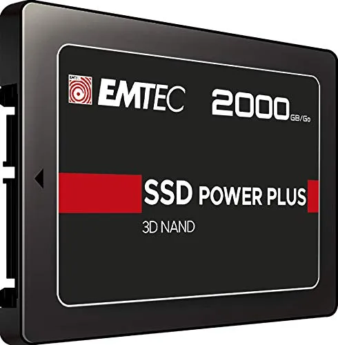 EMTEC Disque SSD X150 Power Plus 2To (2000Go) - S-ATA 2,5"