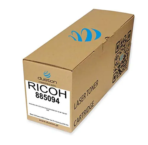 885094, 842015, TYPE1230 Toner nero rigenerato Duston compatibile con Ricoh Aficio 2015 2016 2018 2018D 2020 20D MP 150 MP 1600 MP 2000