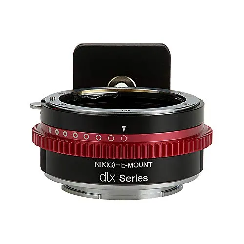 Fotodiox DLX – Adattatore per Nikon Nikkor F Mount G-Type D/SLR lenti a Sony Alpha E-mount mirrorless