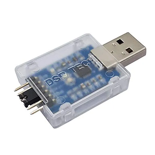 DSD TECH Convertitore seriale USB a TTL CP2102 con cavo Dupont a 4 pin, compatibile con Windows 7, 8, 10, Linux e Mac OS