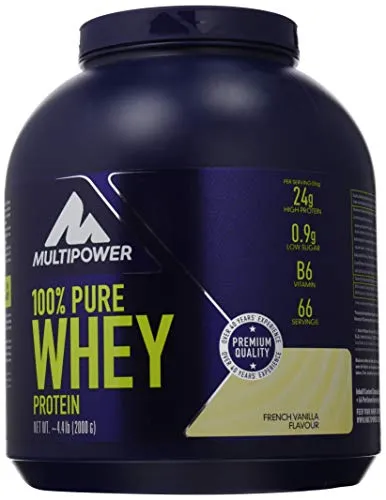 100% pure whey multipower 2kg vaniglia