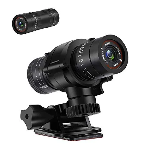 LXMIMI Telecamera Bici, 1080P HD Videocamera per Bici, 120° Grandangolo Telecamera per Bici Sport, Registratore Video Auto, Registratore Auto Bici Impermeabile per Deserto All'aperto