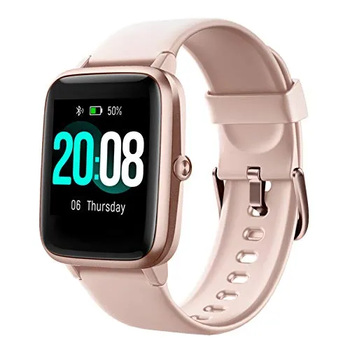 LIFEBEE Smartwatch Orologio Fitness Tracker Uomo Donna, Bluetooth Smart Watch Cardiofrequenzimetro da Polso Schermo Colori Impermeabile IP68 Orologio Sportivo Calorie Activity Tracker per Android iOS