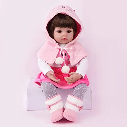 iyiui 24 "60cm rinascita bambola grande occhi morbido silicone vinile realizzato a mano giocattoli neonati regalo di compleanno