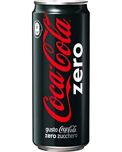 COCA COLA ZERO IN LATTINA 33 CL 24 PZ