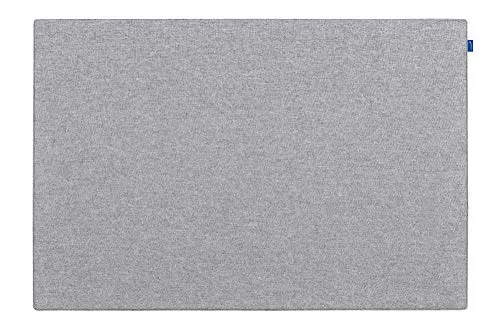 Legamaster Tavola acustica Board – grigio quiet – 75 x 100 cm – bacheca XL con superficie tessile – con assorbimento acustico per migliorare l'acustica in ambienti – montaggio a parete