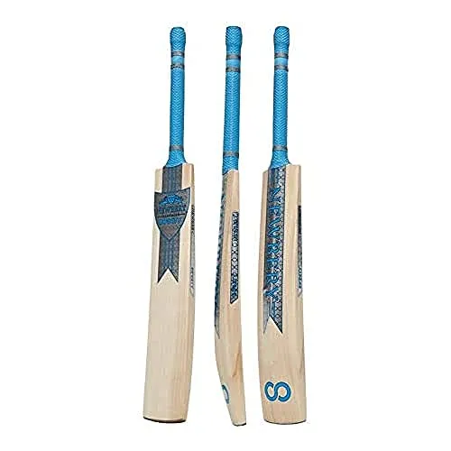 Newbery Cricket Infinity, Mazza da Cricket Unisex-Youth, Argento/Blu, Taglia 1